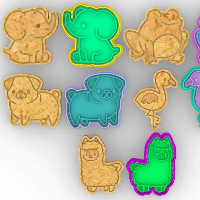 Cookie Cutter,Cute animal cutters - pa ,Polymer Clay Cutters