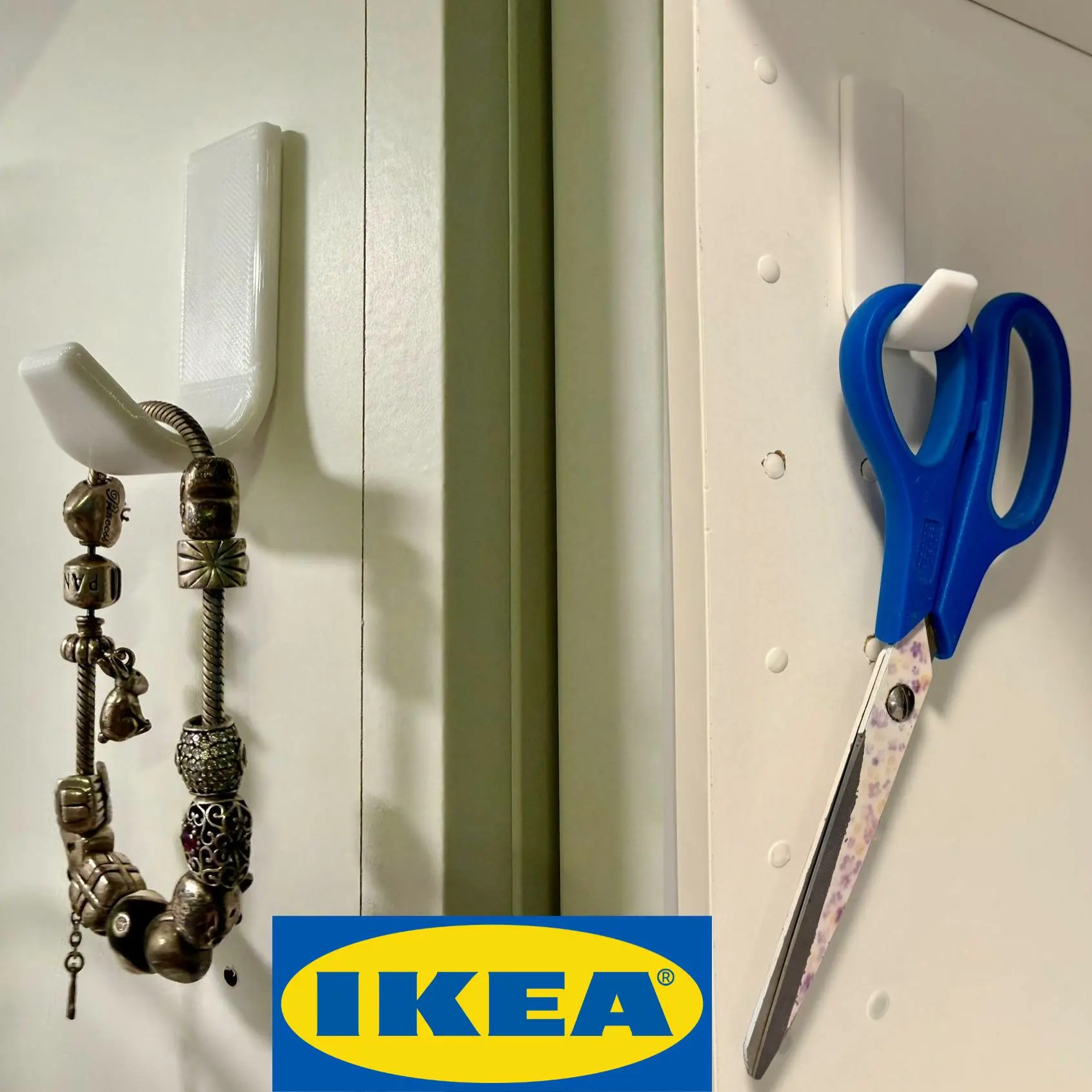 3D Printer Files | 3MF File | Shelf Hole clip-in Hook (IKEA METOD PAX BILLY IVAR BESTA)