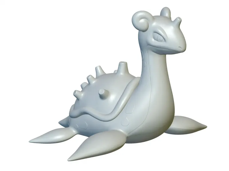 Pokemon Lapras #131 - Pronto per la stampa 3D!