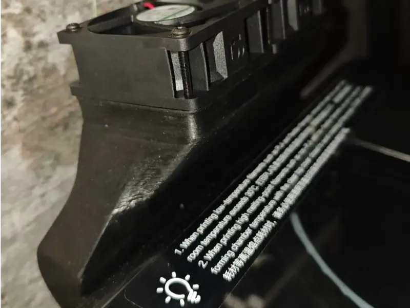 K1C Aktives Abluftsystem | Dual-Lüfter & Flachbauweise (27mm)