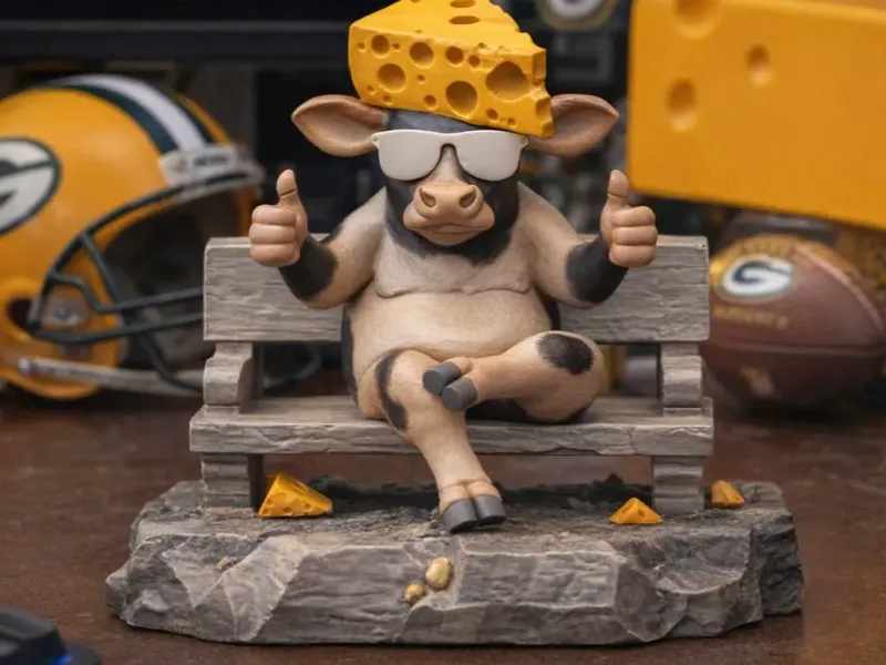 NFL - Green Bay Packers - Cool Cheesehead Cow