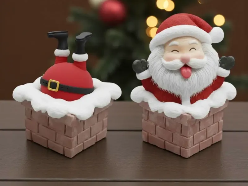 Santa Claus in double dose - Christmas decoration
