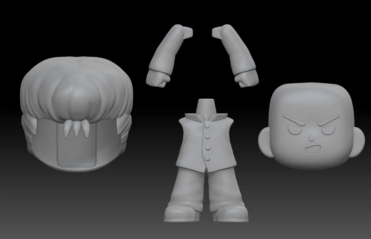 KAZUMA KUWABARA CHIBI | 3D models download | Creality Cloud