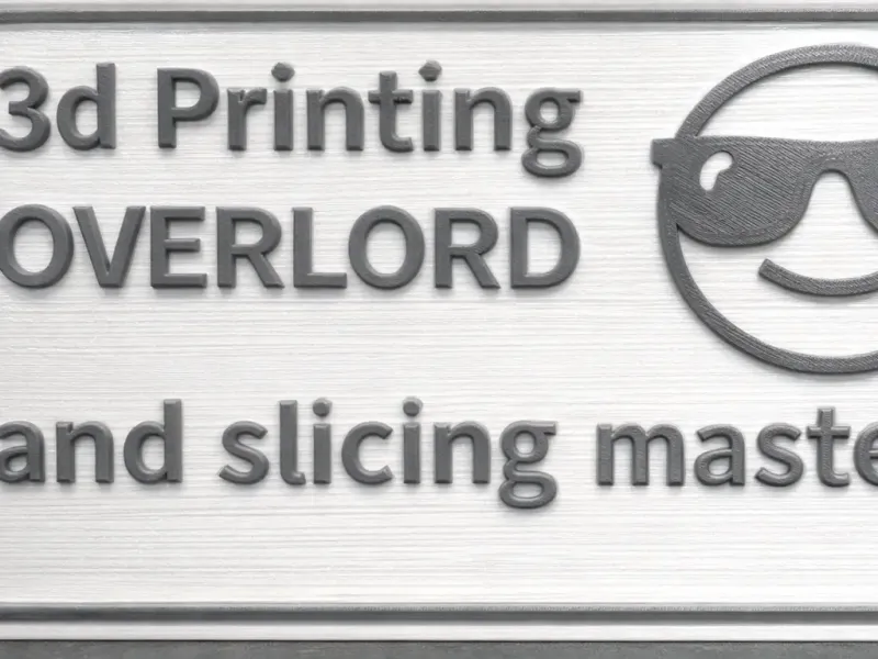 3D Printing Master Sign.