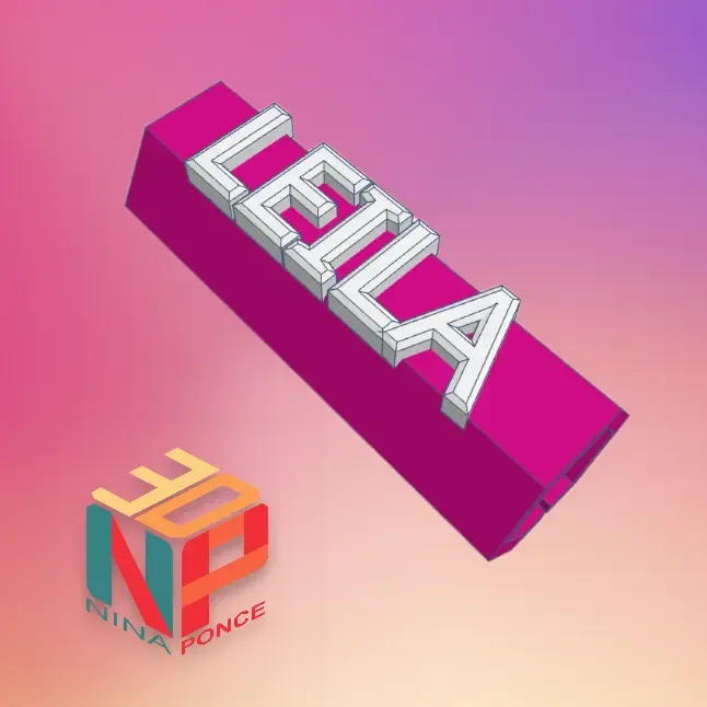 IDENTIFICADOR PARA LAPICEZ LEILA pencil topper