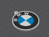 BMW logo keychain-1