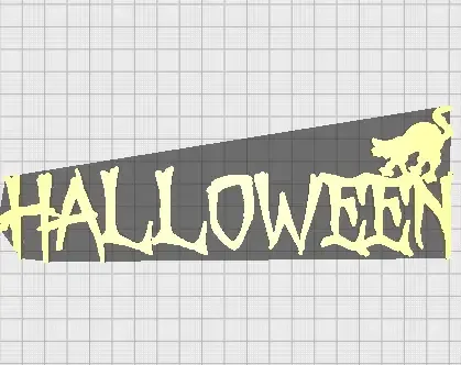 Halloween Silhouette Text 1