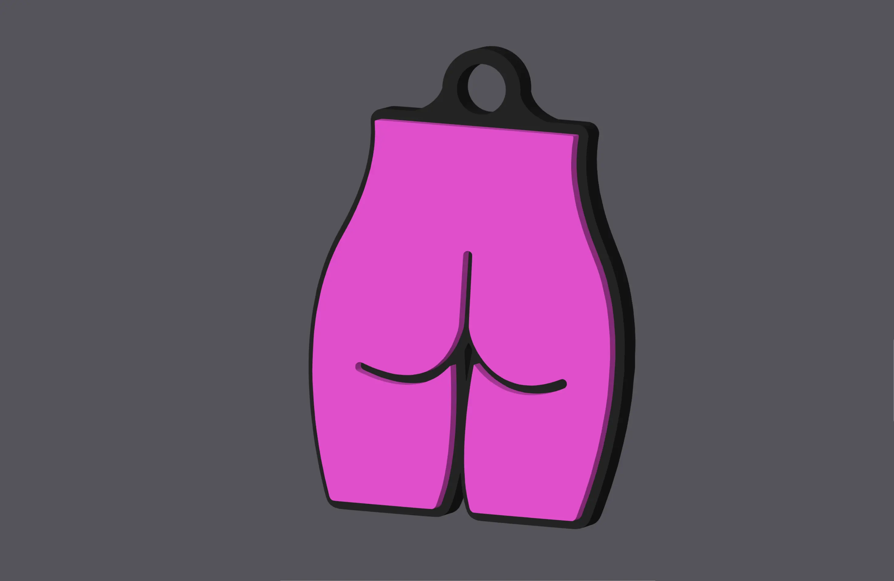 Female Hips/Butt - Earring & Pendant v2