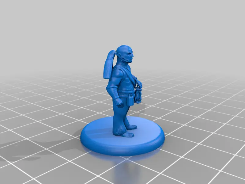Gnomo minatore delle caverne - Versione 2 - Miniatura da tavolo
