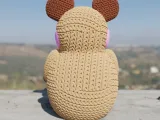 knitted Rat (cute)-3