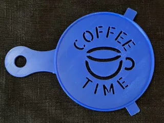COFFEE TIME stencil