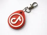 NFC-Ready Tiktok Keychain-0