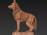 Wolf Statue-0