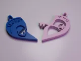 HEART LOCK AND KEY CHAIN-2