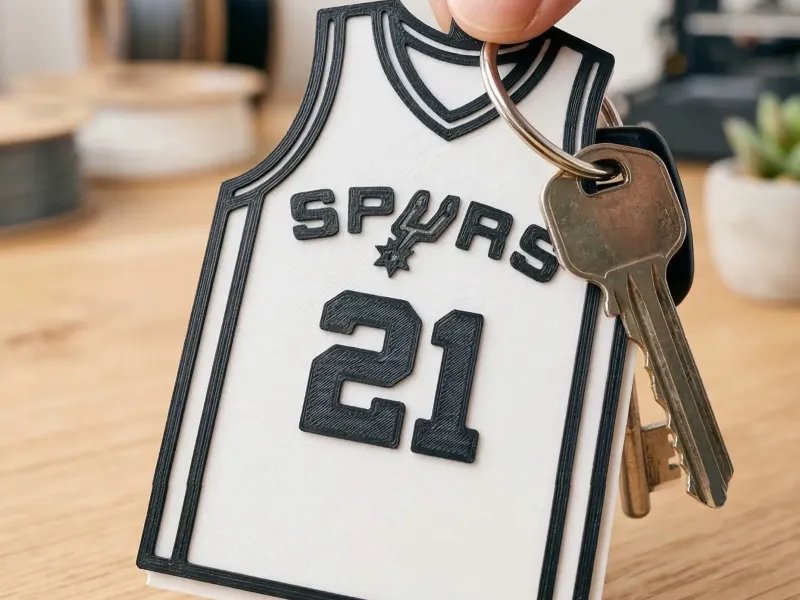 LLavero de Camisetas de la NBA - Spurs