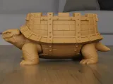 Armored Turtle Planter Container Fantasy Garden Decor-2