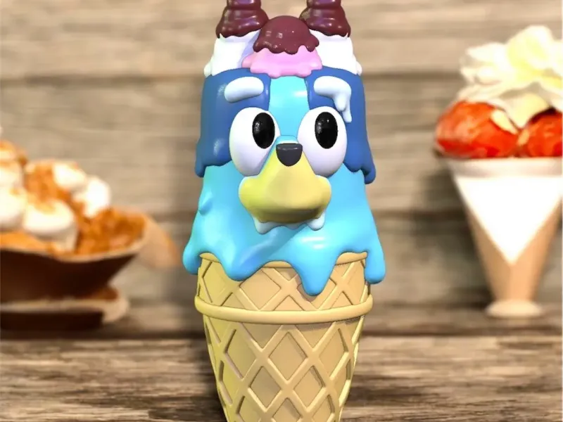 Bluey helado