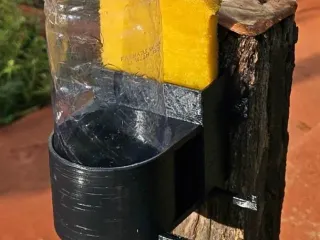 Suporte de Detergente e Bucha e Escova