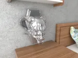 Demon Goat Trophy Decorative Sculpture-0