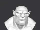 Fantasy Orc / Ogre Warrior Detailed Bust-1