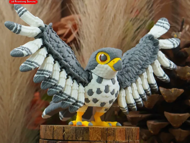Print In Place Cute Flexi Falcon