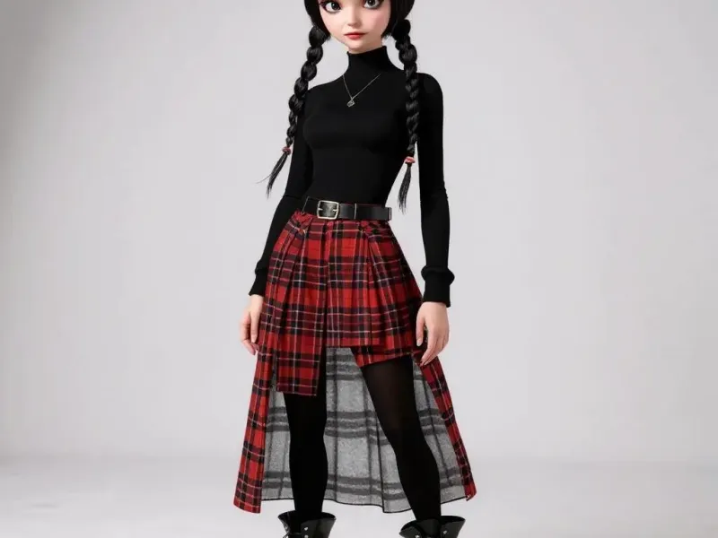 Wednesday addams urban vibes