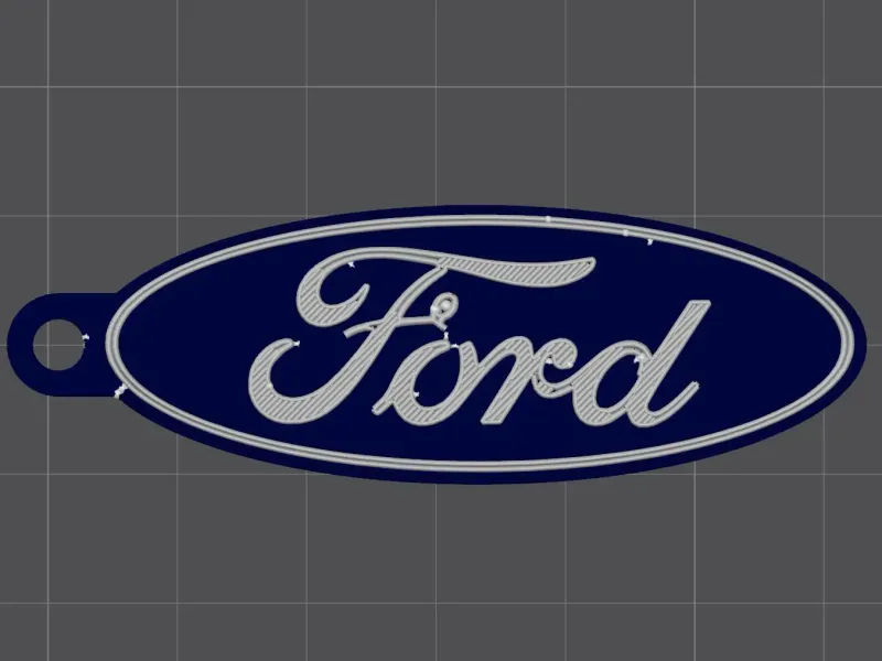 Ford logo Keychain - llavero
