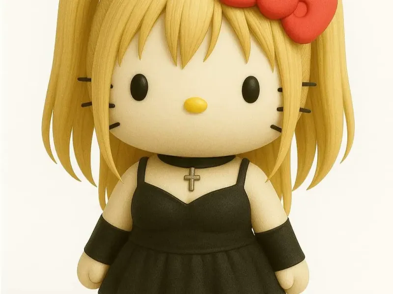 Hello Kitty Misa Amane cosplay