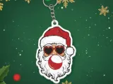 LLAVERO "SANTA COOL"-0