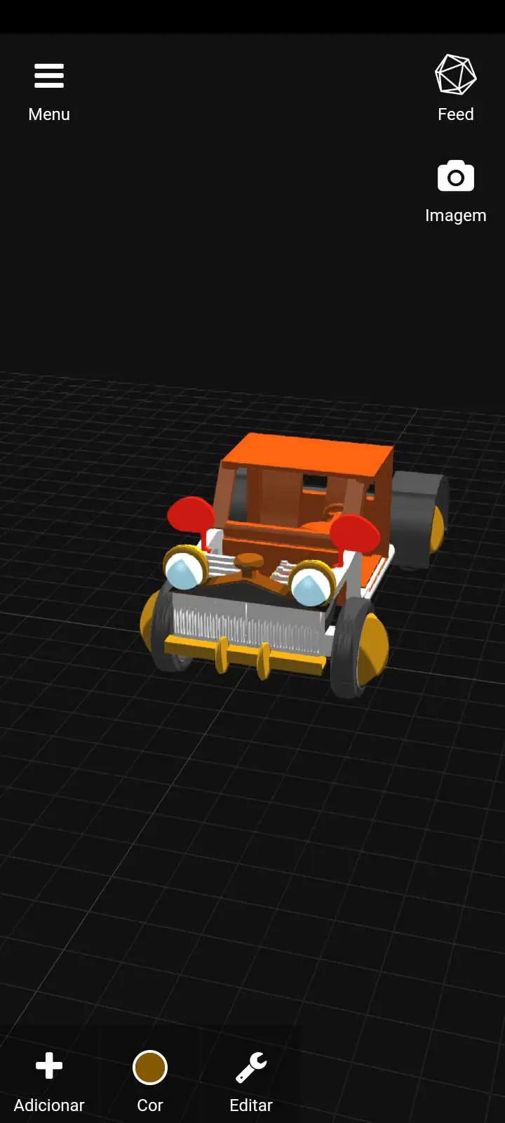 Hot hod with motor V8