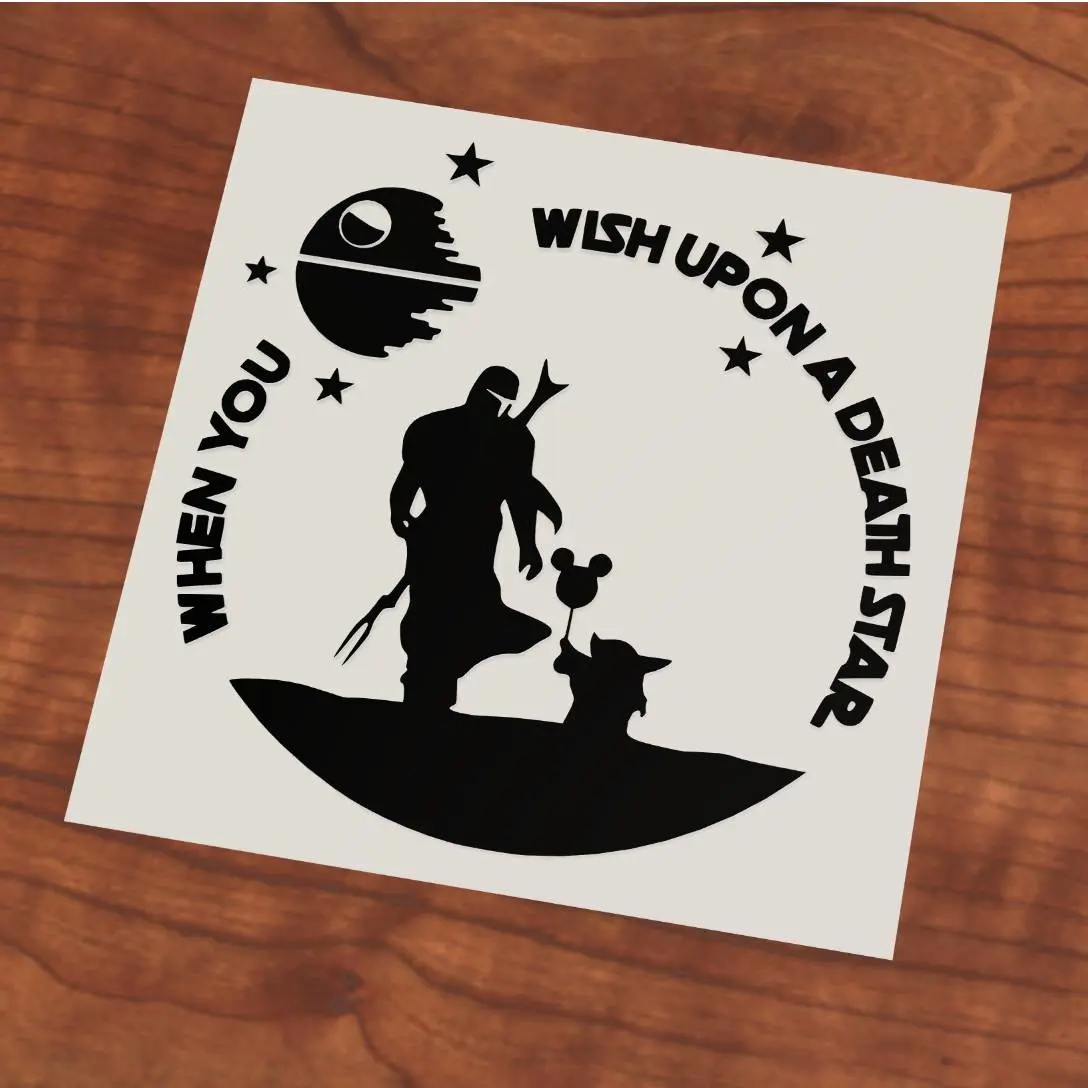 When you wish upon a death star. Mandalorian and Grogu