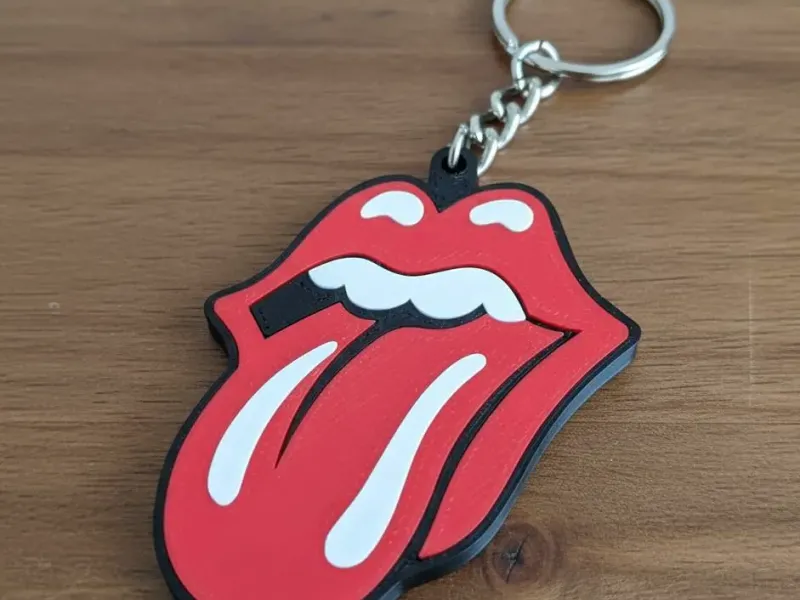 Keychain Rock Music - The Rolling Stones