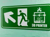 3D Printer Emergency Sign - Left Arrow Up-Left-6