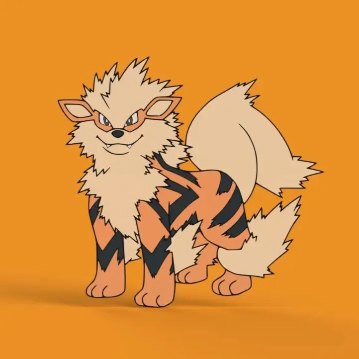 Arcanine Wall Art