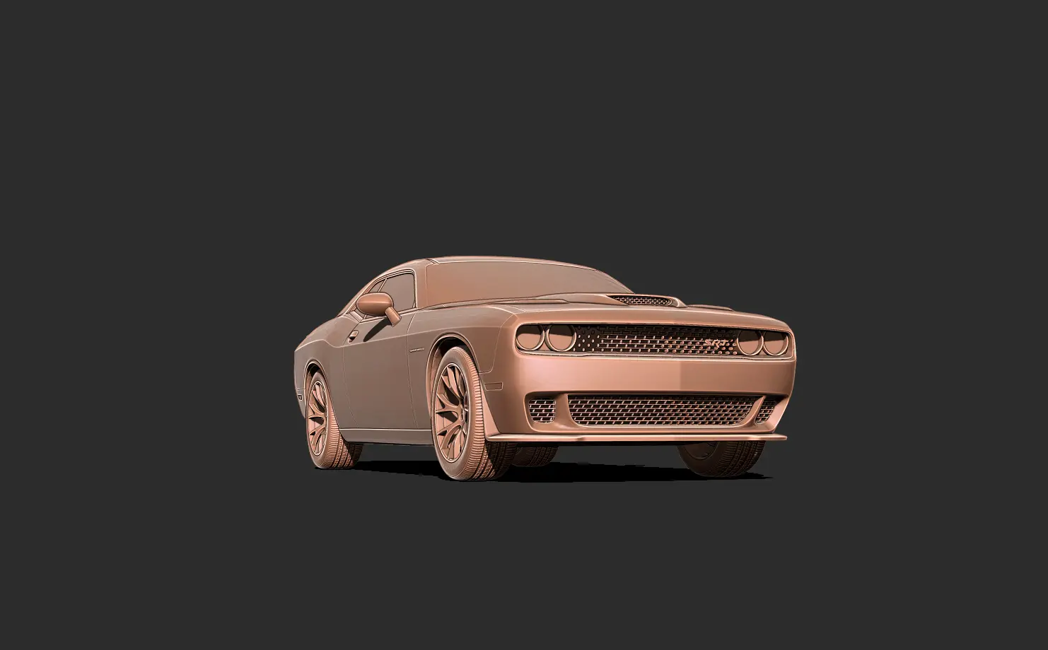 Dodge challenger Car 3D print model