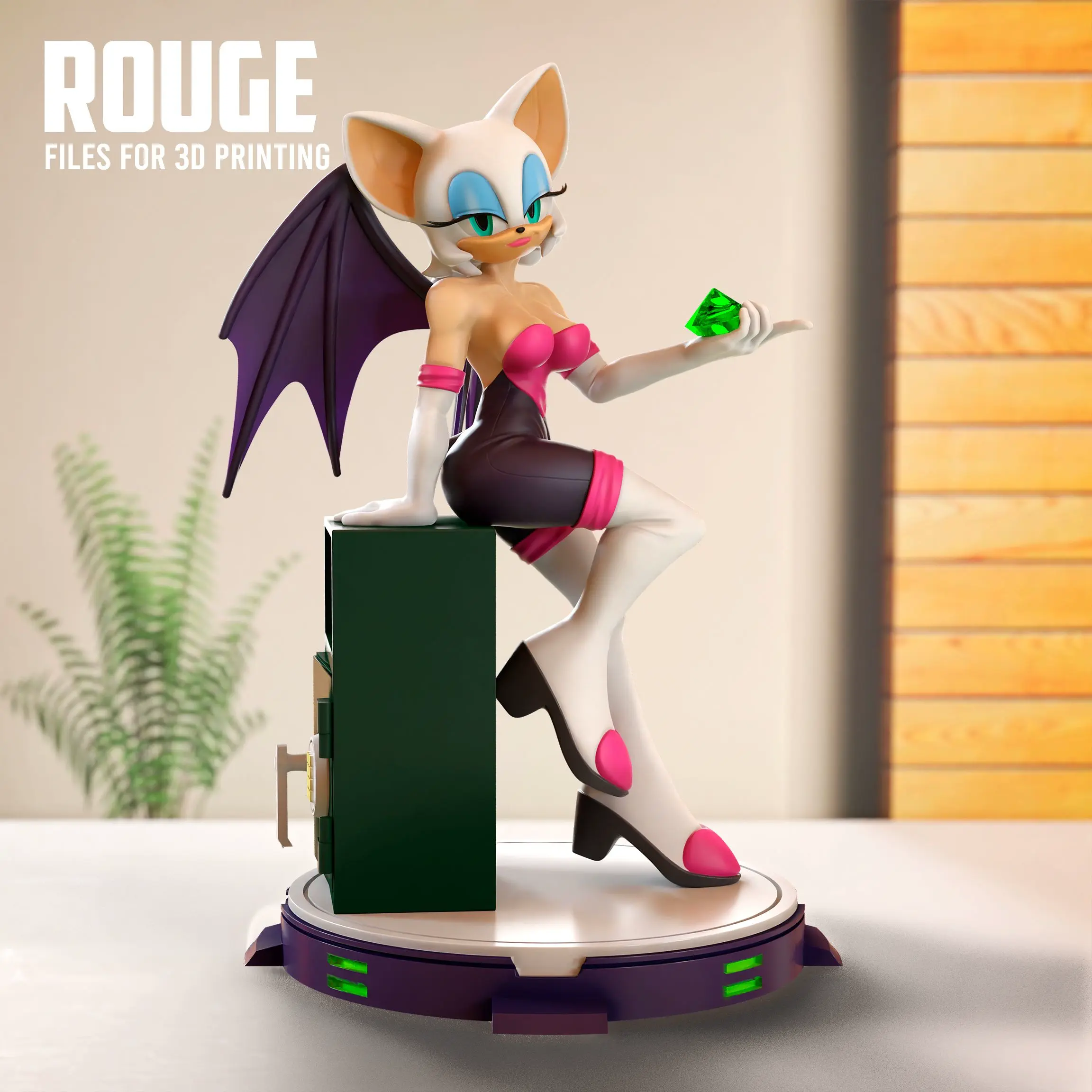 Rouge the bat | 3D models download | Creality Cloud