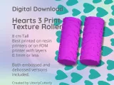 rouleaux de texture  heart-3