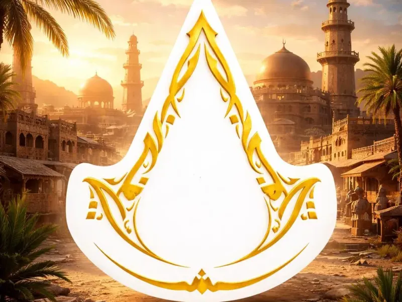 Assassin's Mirage Emblem (Raised) (Multi-Color)