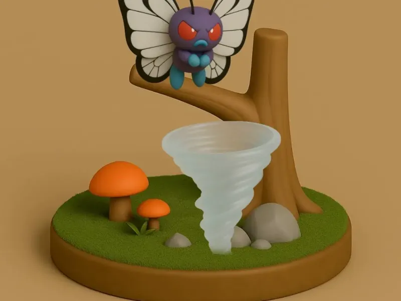 Pokemon battle style - Butterfree #012