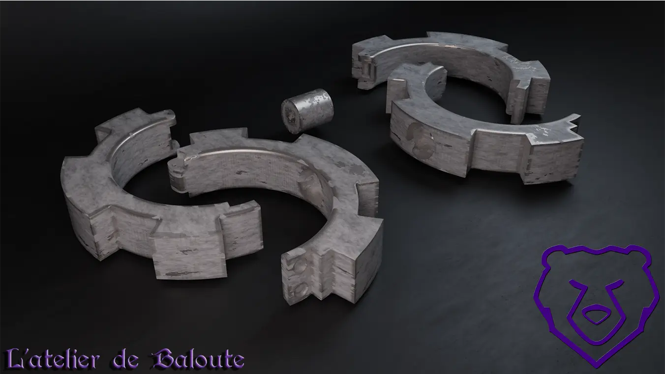 Imperial bindings (handcuffs) 3D models download Creality Cloud