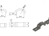Led strip clip - Clip striscia LED-6