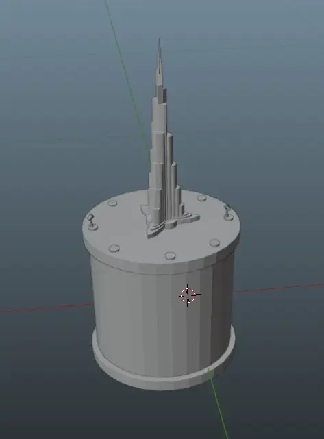 burj khalifa bi̇r üs üzeri̇nde
