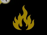 Simple Flame Symbol - 2D Art-0