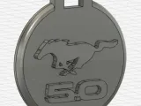 Pendentif porte clé Mustang 4 / Mustang 4 Key ring ornement-1