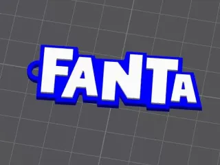 Fanta keychain
