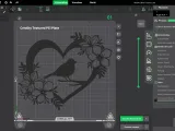 WallArt Bird Flower Love-2