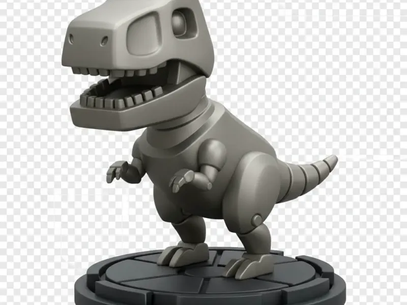 🦖 RexBot – Chibi Mecha T-Rex