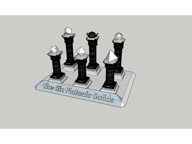 The Six Platonic Solids
