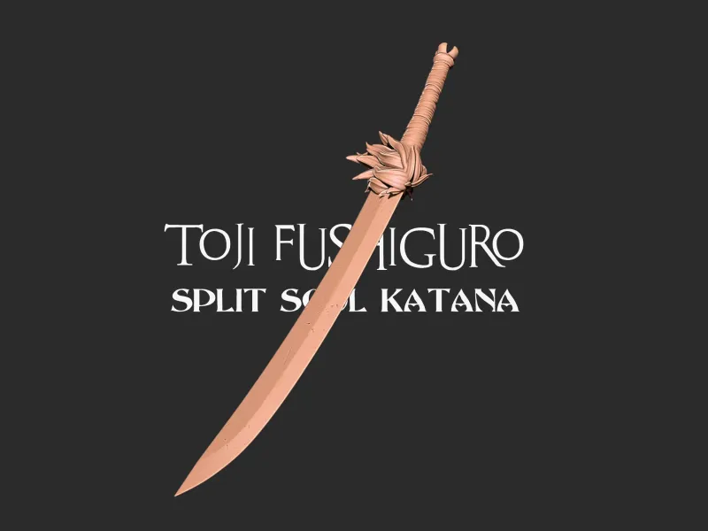 Katana dell'anima divisa - Toji Fushiguro Jujutsu Kaisen