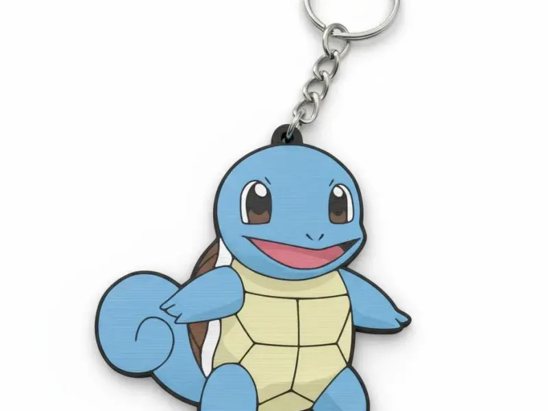 Pokémon Squirtle 3D Print Keychain